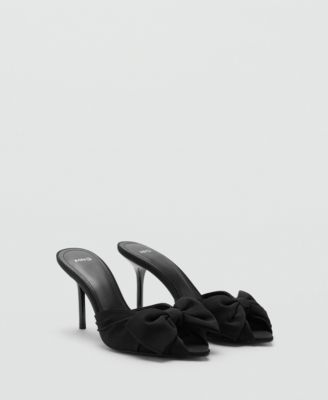 MANGO - Women's Bow Heel Sandals