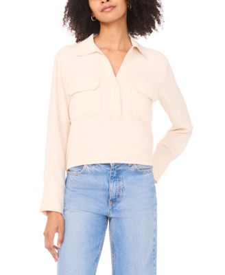 Vince Camuto - Women's Collared Neck Blouse