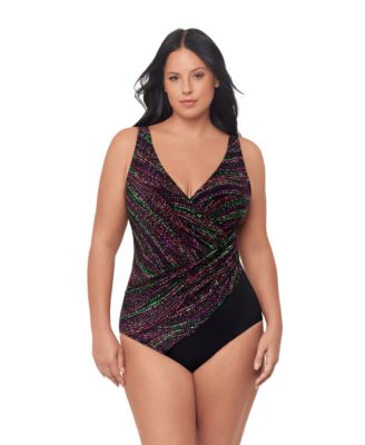 Miraclesuit - Plus Size Light Show Oceanus Swimsuit