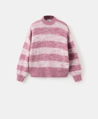 MANGO - Women's Oversized Striped Sweater