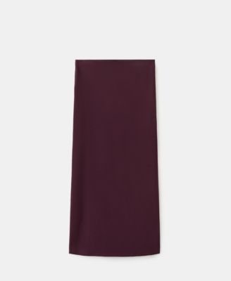 MANGO - Women's Knit Pencil Skirt