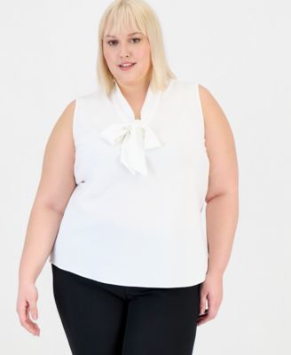Plus Size Bow Top image