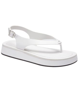 COACH - Women's Sculpted C Platform Thong Sandals