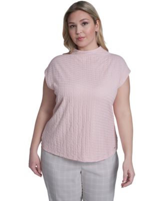 Calvin Klein - Plus Size Knit Cap Sleeve Top