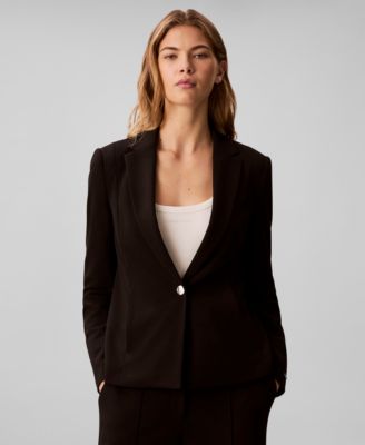 Calvin Klein - Women's Notch Lapel Classic Blazer