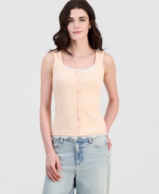 Hippie Rose - Juniors' Layered-Look Tank Top