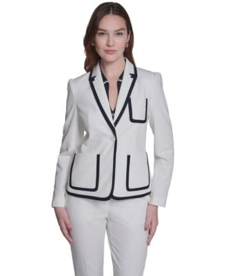 Tommy Hilfiger - Women's One-Button Framed Blazer