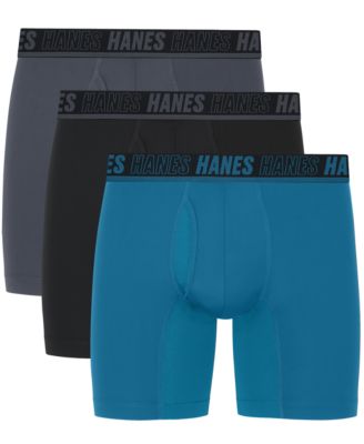 Hanes - Men's Performance Boxer Briefs, 3-Pack