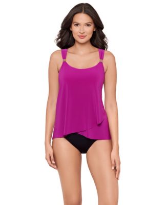 Miraclesuit - Razzle Dazzle Underwire Asymmetrical Tankini Top