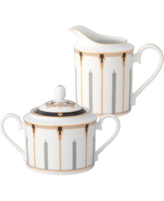 Empire Gold Sugar and Creamer, Set of 2 image