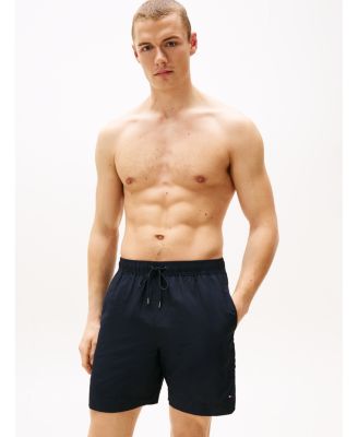 Tommy Hilfiger - Men's Long Drawstring 7" Swim Trunks