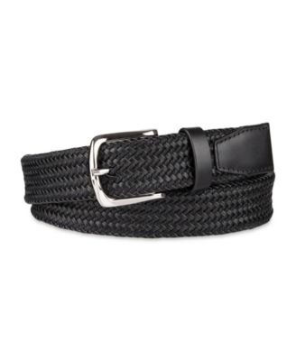 Cole Haan - Men's Fully Adjustable Leather Braided Belt