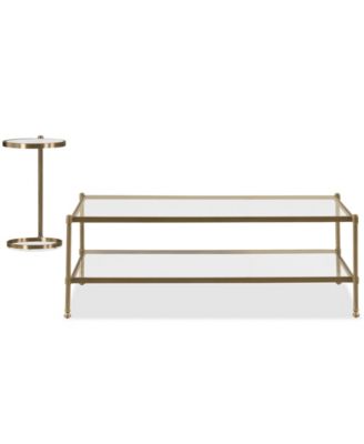 Furniture - Isla 2-Pc. Rectangle Coffee Table and Chairside Table Set