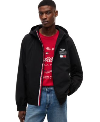 Tommy Hilfiger - Men's Script Hooded Windbreaker Jacket