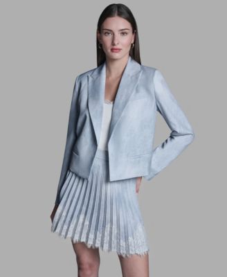 BCBG - Women's Printed Open-Front Jacket