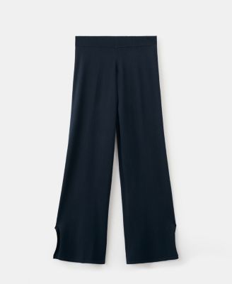 MANGO - Women's Straight Knitted Pants