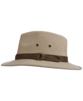 Scala - Men's Canvas Safari Hat