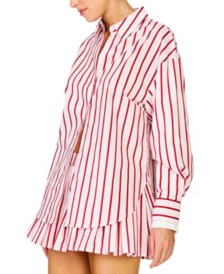 Line & Dot - Women's Vivee Collared Neck Shirt