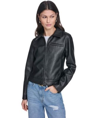 Levi's - Women's Laydown Collar Zip-Front Jacket