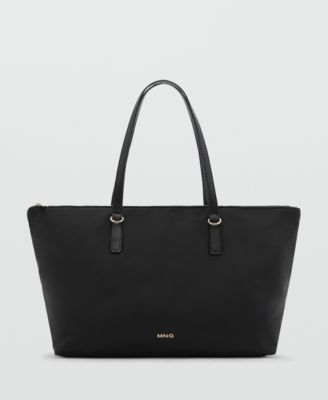 MANGO - Women's Nylon Shopper Bag