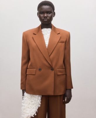 MANGO - Women's Double-Breasted Suit Blazer