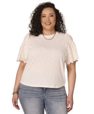 Democracy - Plus Size Crewneck Top
