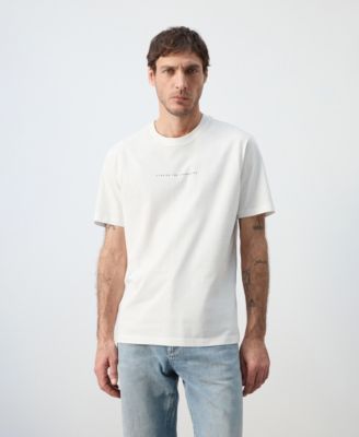 MANGO - Men's Cotton Graphic T-Shirt