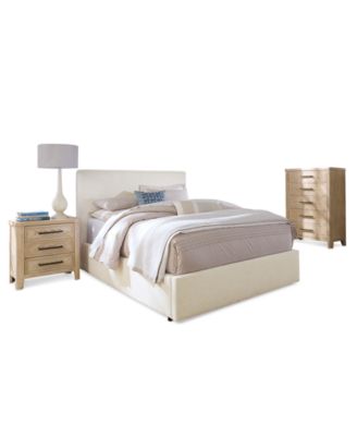 Marcel 3-Pc. Upholstered Queen Bed Set (Bed, Chest & Nightstand) image