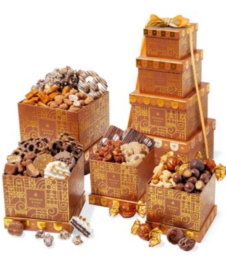 Bonnie & Pop - Holiday Copper Gift Tower, 3 Boxes