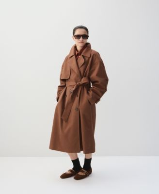 MANGO - Women's Buckle Suede Ballerina