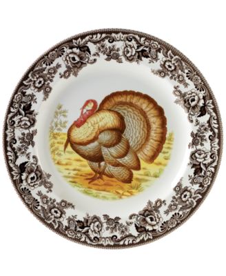 Spode - "Woodland" Turkey Dinner Plate