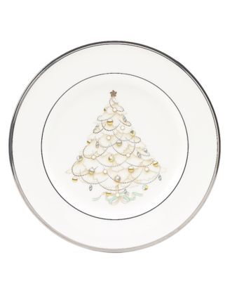 "Silver Palace" Holiday Salad Plates, Set of 4 image