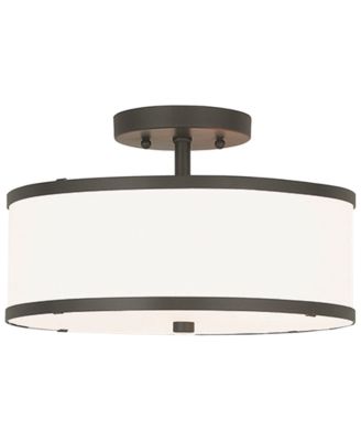 Livex - Park Ridge Metal 13'' Semi Flush Ceiling Light