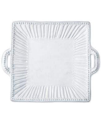 VIETRI - Incanto Stripe Square Handled Platter