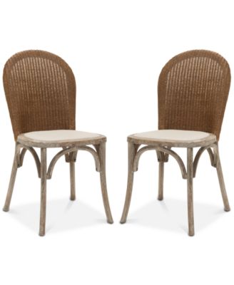 Safavieh - Jaynus Set of 2 Dining Chairs, Quick Ship