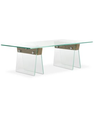 Safavieh - Modern Glass Loft Coffee Table, Quick Ship