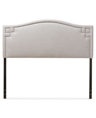 Baxton Studio - Aubrey Modern and Contemporary Fabric Upholstered King Size Headboard, Quick Ship