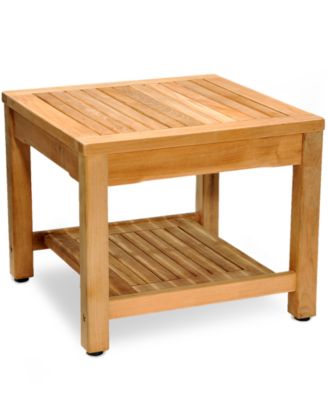 Macy's - Bristol Teak Outdoor Side Table