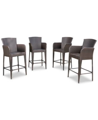Noble House - Dyxon Barstools (Set of 4), Quick Ship