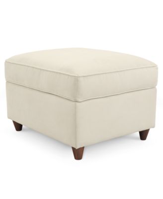 Furniture - Lidia Fabric Ottoman