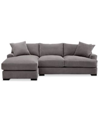 CLOSEOUT! Rhyder 2-Pc. Fabric Sectional Sofa with Chaise, Created for Macy's image
