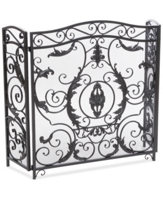 Noble House - Flower Fireplace Screen, Quick Ship