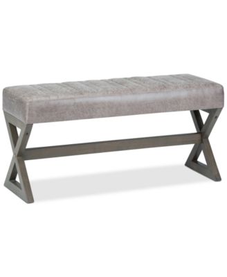 Simpli Home - Rydan Ottoman Bench, Quick Ship