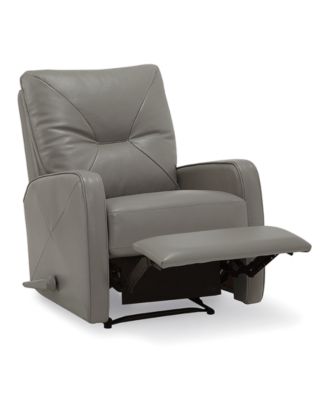 Furniture - Finchley Leather Pushback Recliner