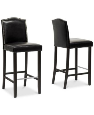 Furniture - Nasya Bar Stool (Set of 2), Quick Ship