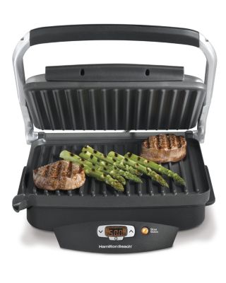 Hamilton Beach - Steak Lover's 100 sq. in. non stick Indoor Grill