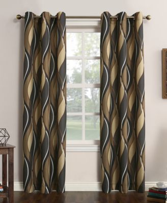 No. 918 - Intersect Geometric Print Curtain Collection