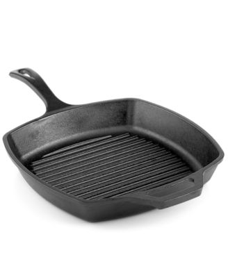 Lodge Cast Iron - Cast Iron Square Grill Pan, 10.5"