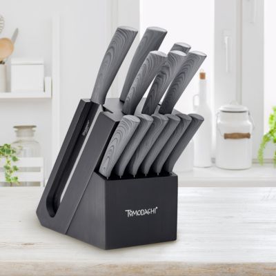 Hampton Forge - Tomodachi™ Raintree Ash - 13 Piece Knife Block Set