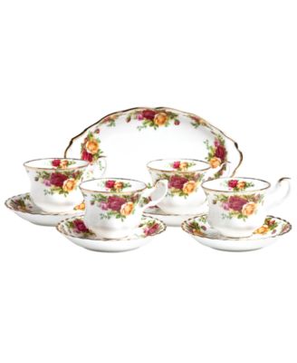 Old Country Roses 9 Piece Hostess Set image